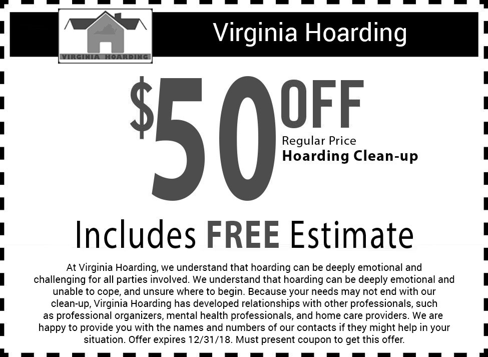 Coupon for Hoarding Cleaning